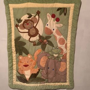NOJO Jungle Theme Baby Quilt